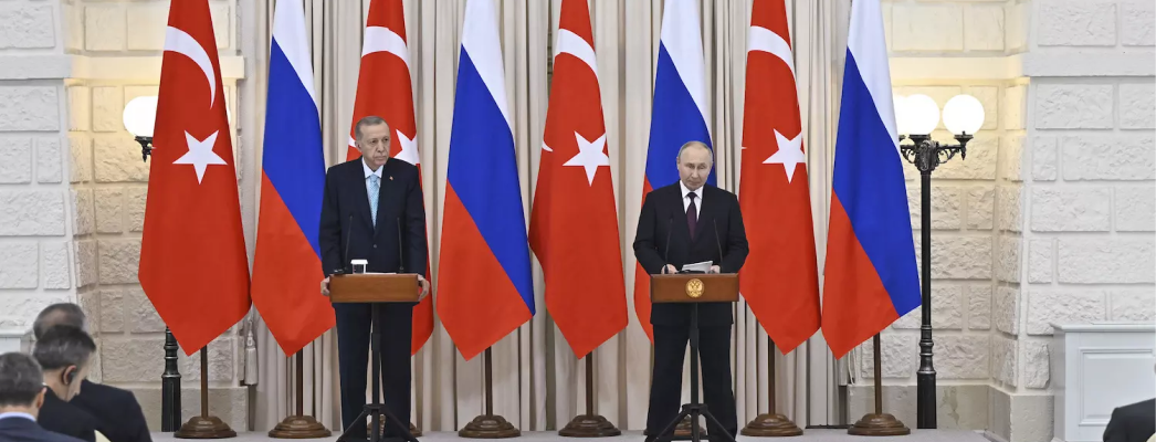 Cumhurbaşkanımız Erdoğan, Rusya Devlet Başkanı Putin ile ortak basın t..
